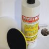 ** D I Y ** Water Spot 500ml KIT (inc: 4.5 Velcro Disc & (one) WHITE 4.5inch Glass Restore scrub pad) - Image 3